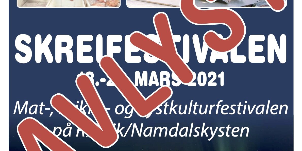 Plakat Skreifestival 2021 - avlyst